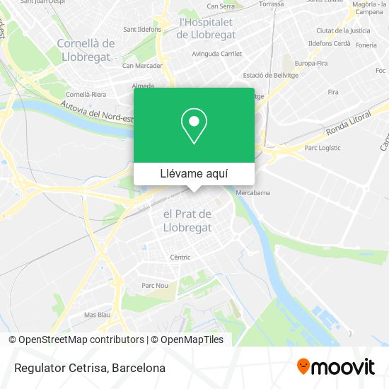 Mapa Regulator Cetrisa