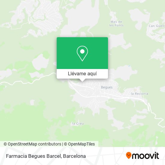 Mapa Farmacia Begues Barcel