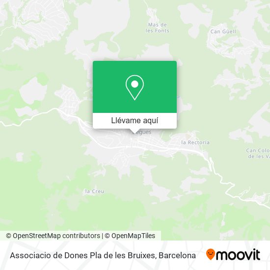 Mapa Associacio de Dones Pla de les Bruixes