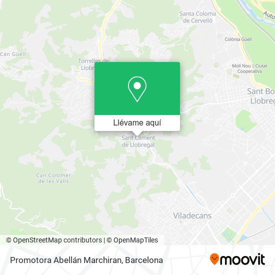 Mapa Promotora Abellán Marchiran