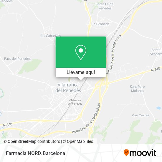 Mapa Farmacia NORD
