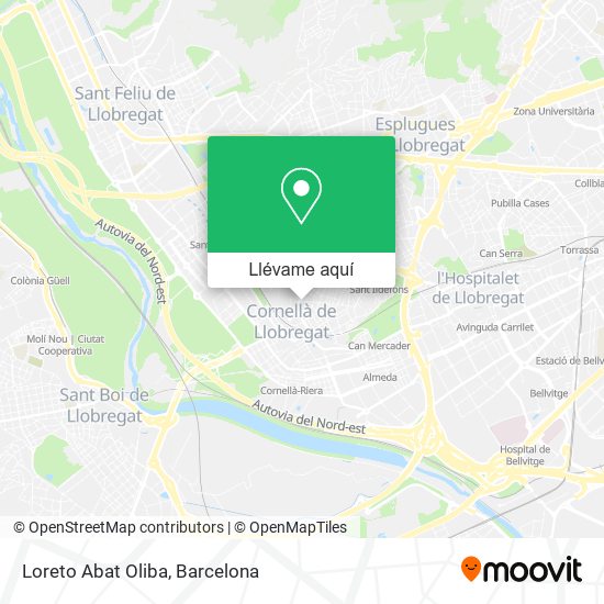 Mapa Loreto Abat Oliba