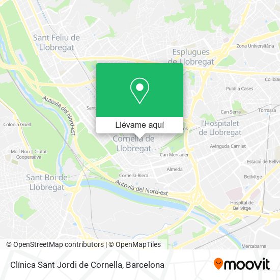 Mapa Clínica Sant Jordi de Cornella