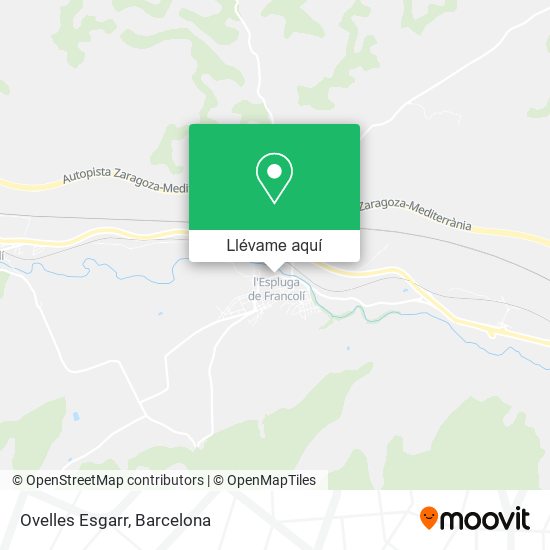 Mapa Ovelles Esgarr