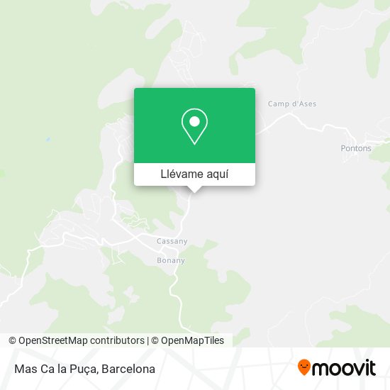Mapa Mas Ca la Puça