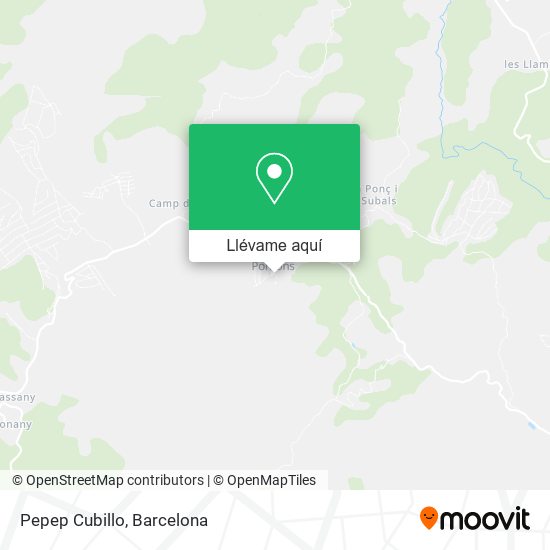 Mapa Pepep Cubillo