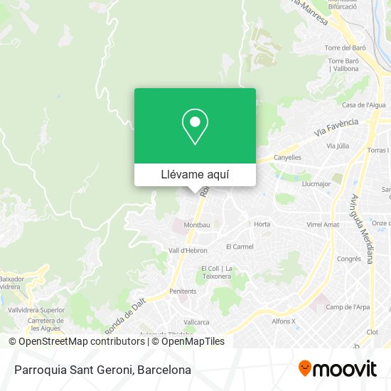 Mapa Parroquia Sant Geroni