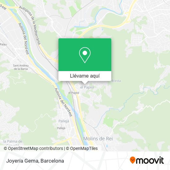 Mapa Joyería Gema