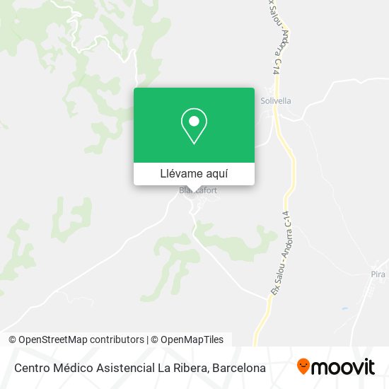 Mapa Centro Médico Asistencial La Ribera