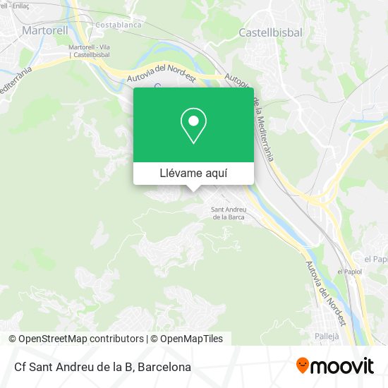 Mapa Cf Sant Andreu de la B