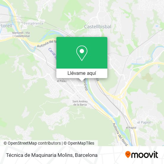 Mapa Técnica de Maquinaria Molins