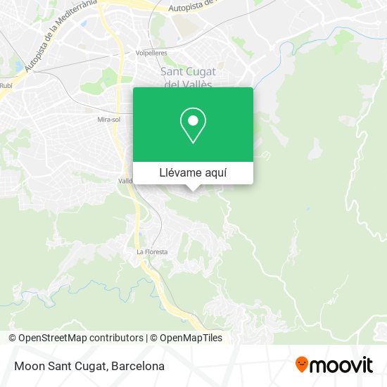 Mapa Moon Sant Cugat