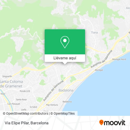 Mapa Via Elipe Pilar