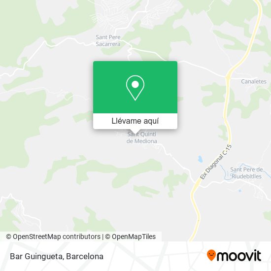 Mapa Bar Guingueta