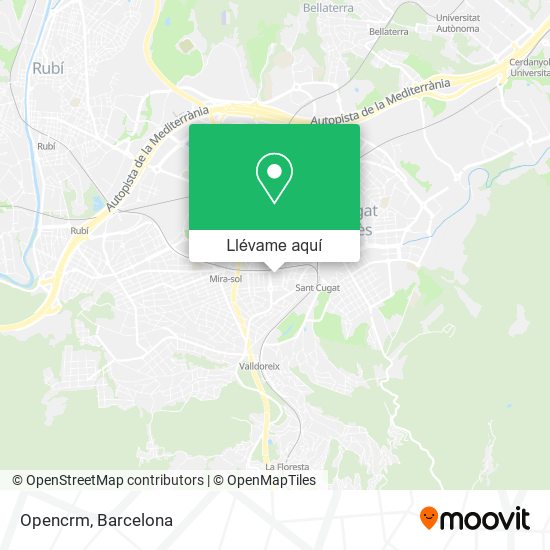 Mapa Opencrm