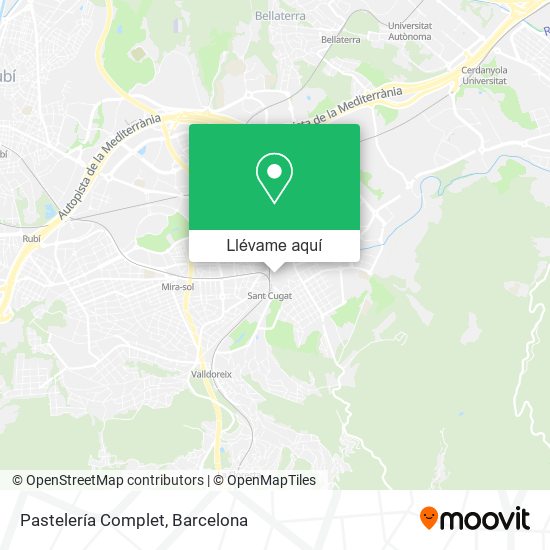 Mapa Pastelería Complet