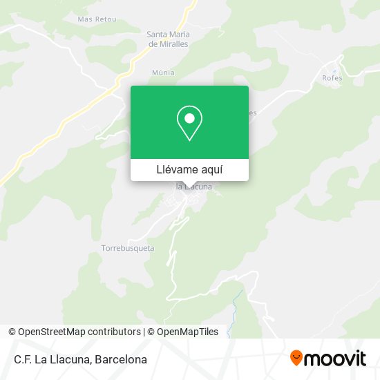 Mapa C.F. La Llacuna