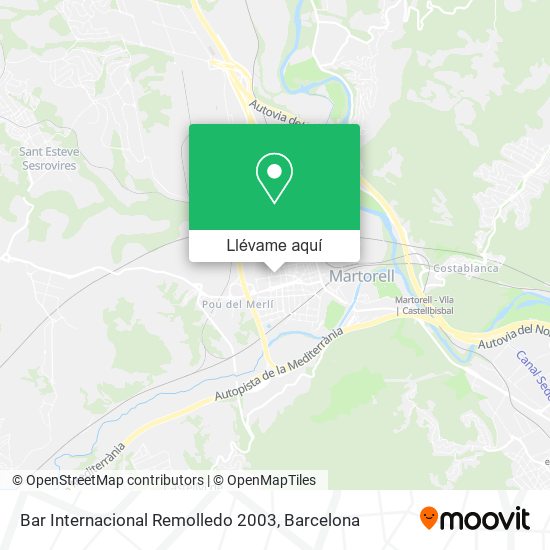 Mapa Bar Internacional Remolledo 2003