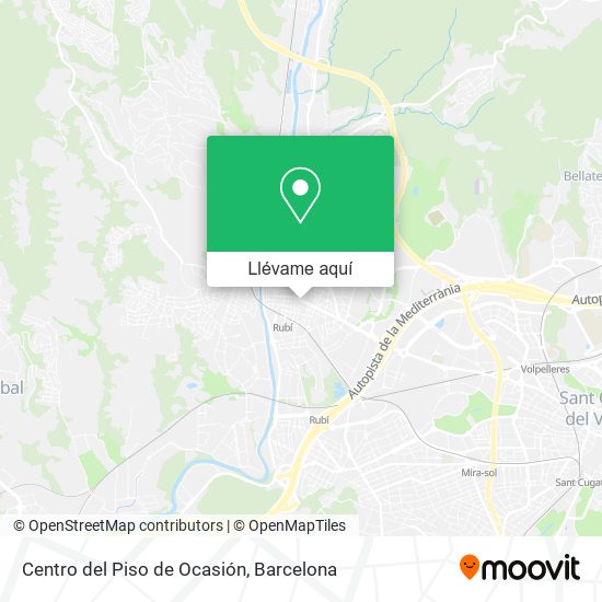 Mapa Centro del Piso de Ocasión