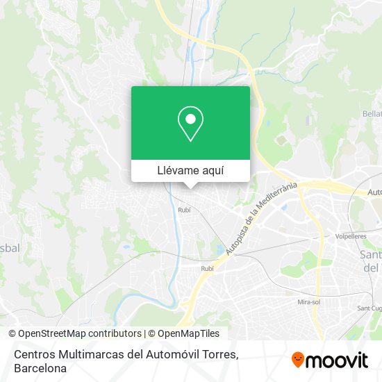 Mapa Centros Multimarcas del Automóvil Torres