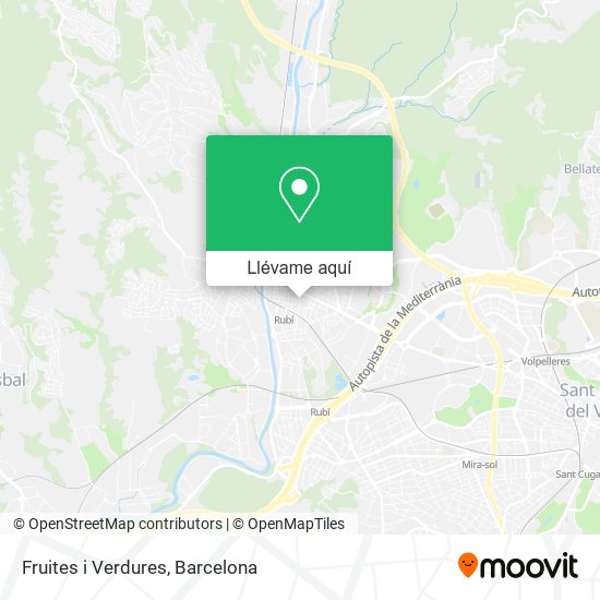 Mapa Fruites i Verdures