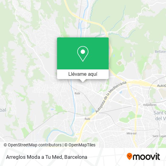 Mapa Arreglos Moda a Tu Med