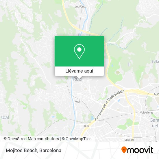Mapa Mojitos Beach
