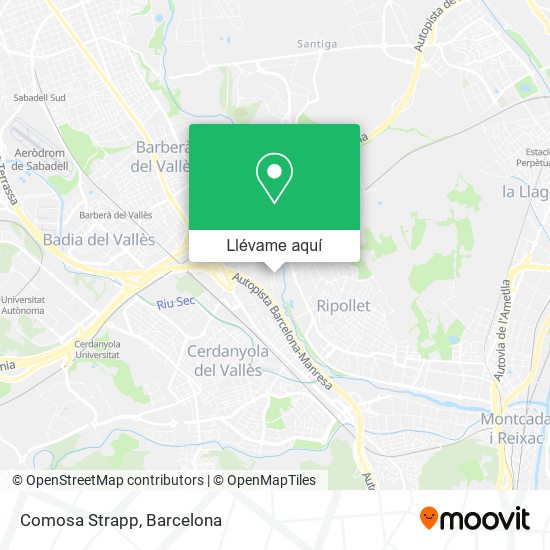 Mapa Comosa Strapp