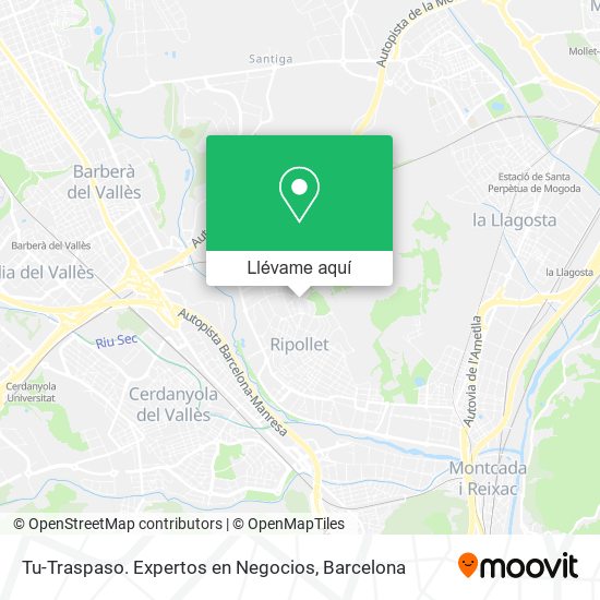 Mapa Tu-Traspaso. Expertos en Negocios