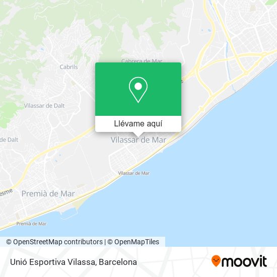 Mapa Unió Esportiva Vilassa