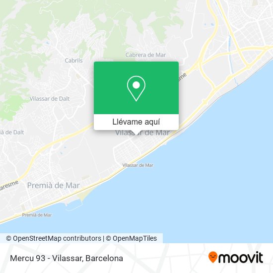 Mapa Mercu 93 - Vilassar