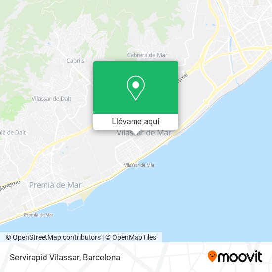 Mapa Servirapid Vilassar