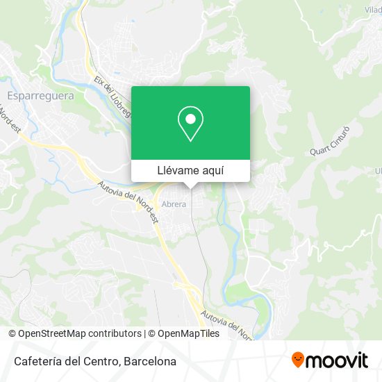 Mapa Cafetería del Centro