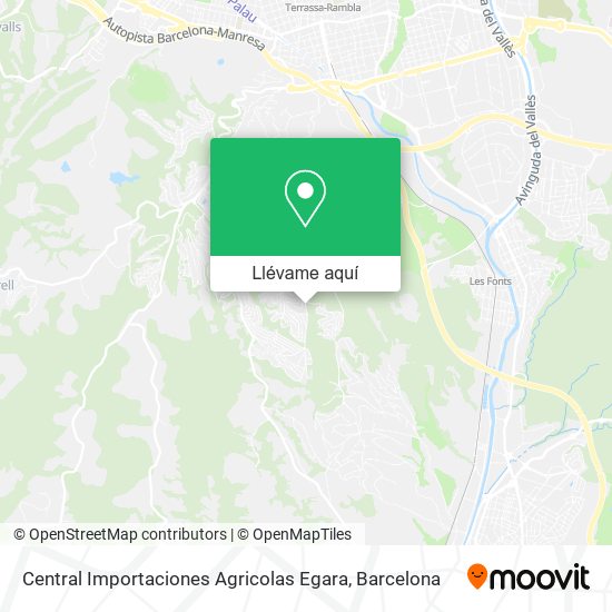 Mapa Central Importaciones Agricolas Egara