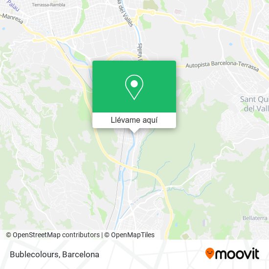 Mapa Bublecolours