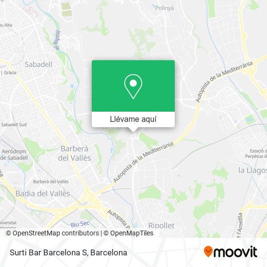 Mapa Surti Bar Barcelona S