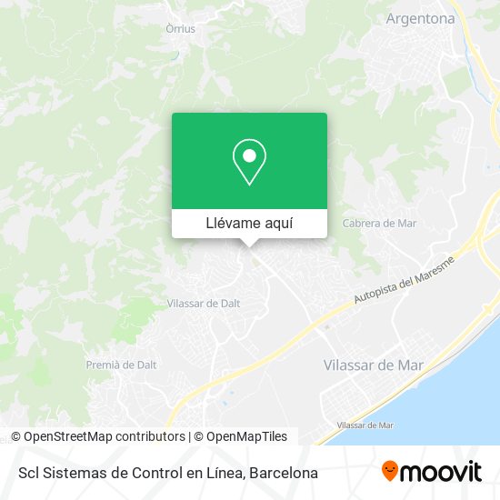 Mapa Scl Sistemas de Control en Línea