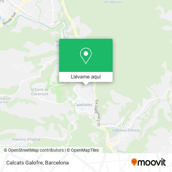 Mapa Calcats Galofre