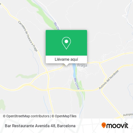 Mapa Bar Restaurante Avenida 48