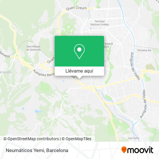 Mapa Neumáticos Yemi