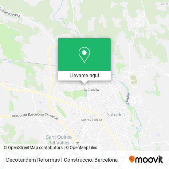 Mapa Decotandem Reformas I Construccio