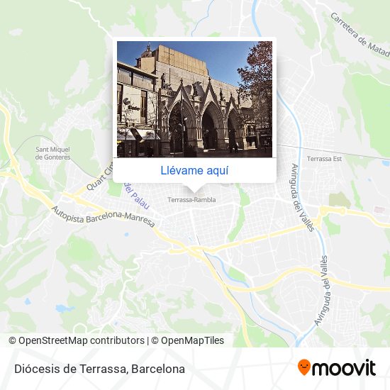 Mapa Diócesis de Terrassa