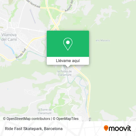 Mapa Ride Fast Skatepark