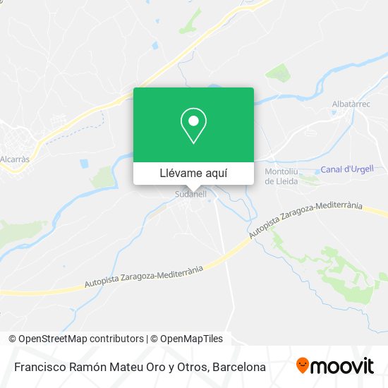 Mapa Francisco Ramón Mateu Oro y Otros