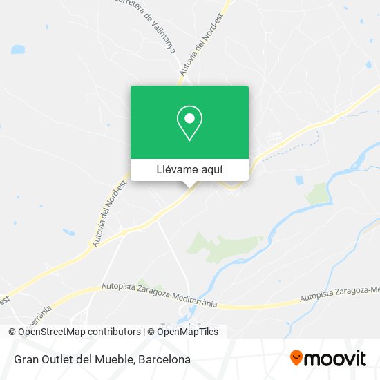 Mapa Gran Outlet del Mueble