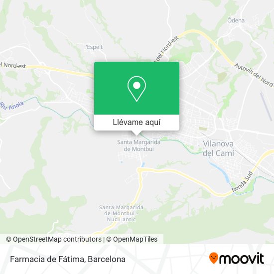 Mapa Farmacia de Fátima