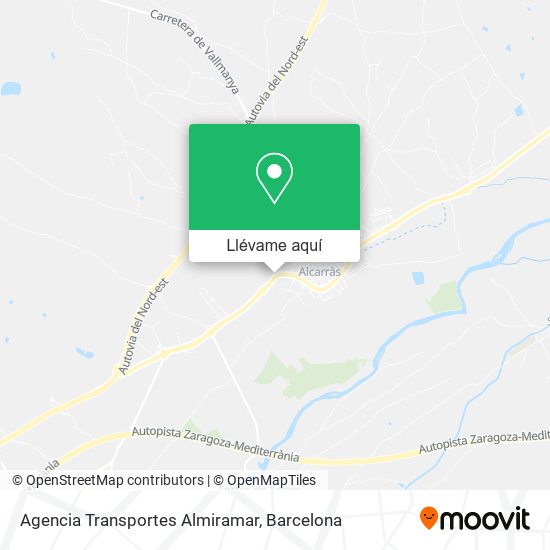 Mapa Agencia Transportes Almiramar