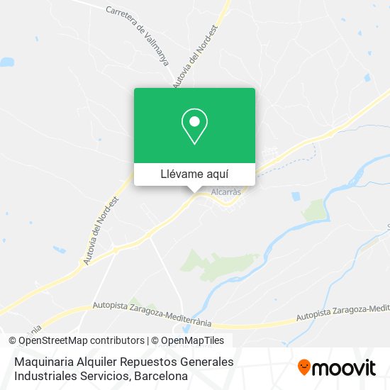 Mapa Maquinaria Alquiler Repuestos Generales Industriales Servicios