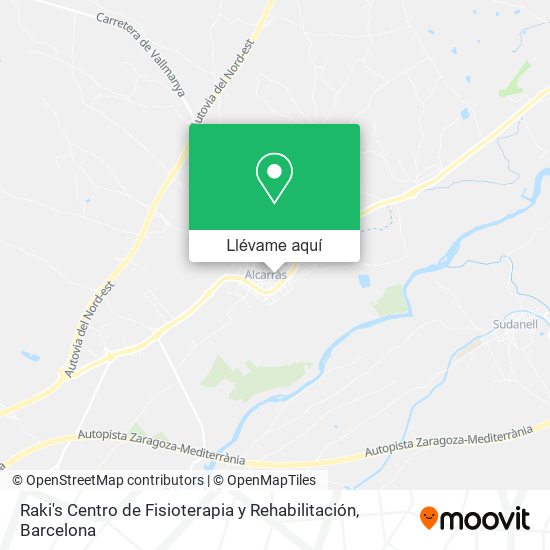 Mapa Raki's Centro de Fisioterapia y Rehabilitación