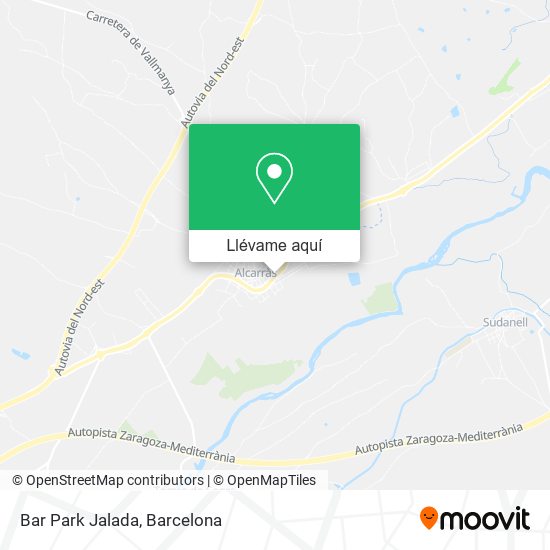 Mapa Bar Park Jalada